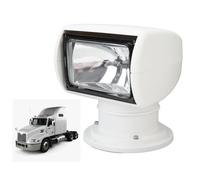 Sustvita torcia alogena portatile ruota 360 ° IP67 Water Defiance 100W Marine Spotlight telecomando per yacht barche da pesca (24V)