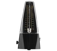 Sustvita Universal Metronome, Mechanical Metronome standard con enfasi Bell per vari strumenti tra cui pianoforte, set di batteria, violino dei bassi, moDelo, odorkleviq4khbrwx - (Nero)