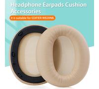 SUSUchens1Pc Copricuffie antimacchia in similpelle morbida a rapido ritorno elastico, ergonomico, compatibile con Edifier W820NB, nero