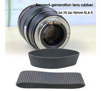 SUSUchens2Pcs Anello di impugnatura per messa a fuoco compatibile con Canon EF24-70mm f/2.8II, ingranaggio zoom in gomma antigraffio ultra sottile