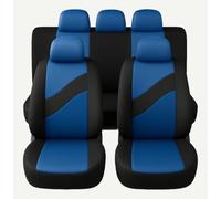 Susy Shop Coprisedili Auto Universali LS08 | Kit Anteriore e Posteriore confortevole traspirante | Fodere protezione per Sedili Utilitarie Medie Piccole | No Suv (Blu)