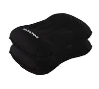 SUTAFOR Cuscino da Campeggio Gonfiabile con Design Ergonomico Cuscino da Viaggio Confortevole e Ultraleggero 73g Cuscino da Spiaggia, Escursionismo, trekking, 2 Pezzi (Nero)