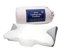 SUTERA - Cuscino Dream Deep Contour Memory Foam, supporto cervicale ortopedico per alleviare il dolore al collo, alle spalle e alla schiena, cuscino ergonomico per chi dorme sul fianco, sulla schiena