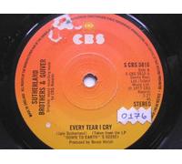 Sutherland Brothers & Quiver Every Tear I Cry 7" CBS SCBS5818 EX 1977 there is handwritten number on label and 2mm drill hole in label rim