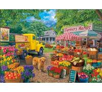 Sutinban Puzzle da 1000 pezzi, puzzle per adulti e bambini, 70 x 50 cm, tema: mercato contadino
