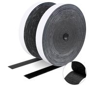 SUTOUG Nastro Autoadesivo Extra Forte - 20 mm× 8 m a Strappo e Gancio per Interni ed Esterni - Biadesivo Nero