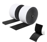 SUTOUG Nastro Autoadesivo Extra Forte - 50 mm× 3 m a Strappo e Gancio per Interni ed Esterni - Biadesivo Nero