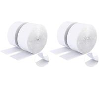 SUTOUG Nastro Autoadesivo Extra Forte - 50 mm× 5 m a Strappo e Gancio per Interni ed Esterni - Biadesivo Bianco (Confezione da 2)