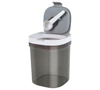 Sutowe Contenitore ermetico con formula, include cucchiaio, contenitore per caffè grigio, impilabile, con coperchio, dispenser per latte in polvere, per caffè, cereali, farina (1300 ml)