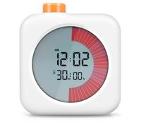 Sutowe Timer visivo digitale con conto alla rovescia di 60 minuti e sveglia 3 in 1 per bambini e adulti, strumento di allenamento per la gestione del tempo a casa, scuola, cucina, utenti ADHD