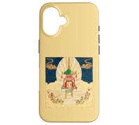 Sutra del loto Pagoda Stupa Buddha Mandala Buddhismo Custodia per iPhone 16