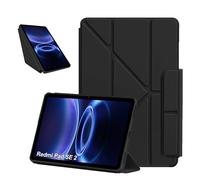 Suttkue Custodia compatibile con Redmi Pad SE 2, pacchetto di protezione per tablet, funzione di supporto verticale, anti-goccia, antiurto, custodia protettiva per Redmi Pad SE 2 9,7" 2026 - Nero