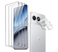 Suttkue Pellicola protettiva per OnePlus Nord 4 [confezione da 3] + [3 confezioni] Kamera Glass, antigraffio, pellicola protettiva senza bolle, alta trasparenza, antigraffio e oleorepellente