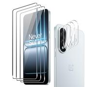 Suttkue Pellicola protettiva per OnePlus Nord 5 [confezione da 3] + [3 confezioni] Kamera Glass, antigraffio, pellicola protettiva senza bolle, alta trasparenza, antigraffio e oleorepellente