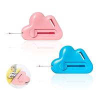 Sutura magnetica con separatore per cuciture, 2 in 1, guida magnetica, 2 pezzi, guida per cuciture magnetiche, strumenti di consulenza, strumenti di fissaggio per macchine da cucire, blu, rosa