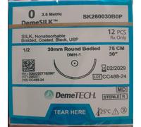 SUTURE CHIRURGICHE DEMETECH MADE IN USA SETA SK260030B0P DEMESILK 0