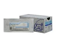 Suture Seta Black 75 CM EP 2 USP 3/0 Ago 3/8 Dorso Tagliente 24 MM 12 Fili