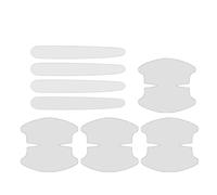 SUTVCM Adesivo Protettivo Maniglia Porta Indossa Un Stick Trasparente Trasparente Resistente Graffi Tappo maniglia porta esterna(8Piece)