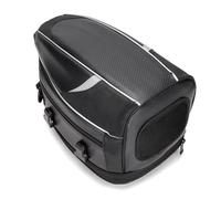 SUTVCM Borsa portaoggetti moto Borsa Sella Posteriore Impermeabile Per Moto Viaggio Bagaglio A Mano(Nero)
