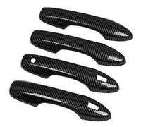 SUTVCM Rifiniture 3D Maniglia Esterna Porta Dell'auto Telaio Protettore Per Corolla Cross Xg10 2021 2022 2023 2024 2025 Tappo maniglia porta esterna(Una fibra di carbonio)