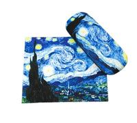 SUUM co. Custodia rigida per occhiali, originale ed elegante con quadri di pittori, astuccio rigido per occhiali, Notte stellata - Starry Night, Taglia unica