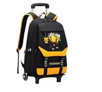 SUUNNY Zaino Trolley Zaino con Carrello con Carrello Scale per Cimiolo Studente A Backpack Borse da Viaggio Leggero Borse per Laptop Borse da Scuola-B- Single Wheel_b-M