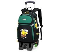 SUUNNY zaino trolley Zaino Con Carrello Con Carrello Scale Per Cimiolo Studente A Backpack Borse Da Viaggio Leggero Borse Per Laptop Borse Da Scuola-A-3 wheels -G_b-M