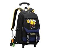 SUUNNY zaino trolley Zaino Con Carrello Con Carrello Scale Per Cimiolo Studente A Backpack Borse Da Viaggio Leggero Borse Per Laptop Borse Da Scuola-B- 3 wheels -P_a-M