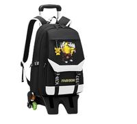 SUUNNY zaino trolley Zaino Con Carrello Con Carrello Scale Per Cimiolo Studente A Backpack Borse Da Viaggio Leggero Borse Per Laptop Borse Da Scuola-B- 3 wheels -G-M