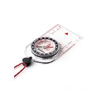 SUUNTO A-10 Bussola Robusta Navigazione Professionale, Compass Multifunzione con Laccetto e Piastra, Correzione Declinazione Regolabile, Impermeabile, per Campeggio Escursioni e all’orienteering