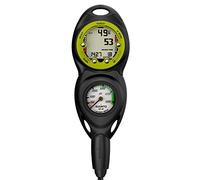 Suunto Dive Combo Console CB-2 IN LINE, Manometro a 4000 psi e Zoop Novo, Lime