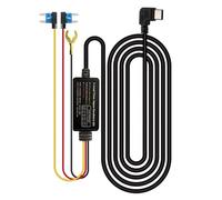 suuosl Dash Cam Hardwire kit Usb C per Dash Camera Interfaccia di uscita Tipo-C 90 gradi gomito Step-Down Line 12v 24v a 5v 3a Time-Lapse Video Step-Down Line Low Voltage Power Off Adatto per DashCam