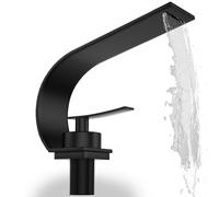 Suusolny Rubinetto da cucina ad alta pressione, rubinetto da cucina, in acciaio inox, effetto acciaio inox, per lavelli da cucina, attacco G3/8, a forma di C, tipo E