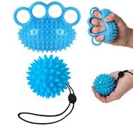 Suuwwn Pallina Antistress Mano Terapia,2 Pcs Pallina Fisioterapia Mano Palline Antistress Riabilitazione Mano Allenamento Mani per Deep Tissue Massaggio, Fisioterapia, Rilascio Miofasciale