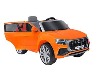 Suv Audi Q8 Arancio - Auto Elettrica per Bambini 12 Volt con Radiocomando - eSpidko - Globo Giocattoli - 39906