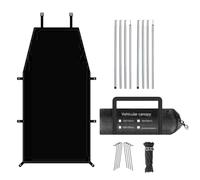 SUV CampSite - impermeabile portatile | Giardino esterno Teda toracica Terrasse vacanze, escursionismo esterno escursioni | Teda posteriore con robuste borse di trasporto di corde