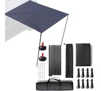 SUV da campeggio SUV - Riparo per auto, baldacchino per ombra esterna | sul tetto impermeabile con telaio in alluminio estensibile, copertura resistente ai raggi UV che offre una configurazione