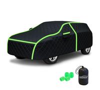 SUV Telo copriauto antigrandine per VW Caddy Maxi Vida | 4878x184x1800 mm, Antivento Antipolvere Include Borsa portaoggetti e Bordo elastico Adatto Copertura completa auto