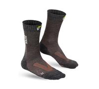 SUVA Pro - HIKING CREW - Calzini da trekking professionali con lana merino e fibra argentata, per uomo e donna, antibatterici, termoregolanti, traspiranti, anti-bolle, anti-odore dei piedi, imbottiti