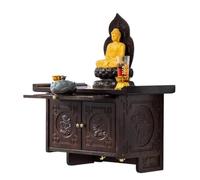 SUWOOPH Mensola for altare del Buddha a parete, nicchia da parete for vetrina for un arredamento domestico consapevole(50cm)