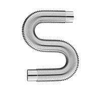 SUWOOPH Tubo for Camino for Stufa a Legna in Acciaio Inossidabile, Tubo Estensibile for Stufa da Campeggio, raccordi di Scarico Flessibili, Varie Dimensioni(1.5m-5cm)