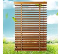 Suwooy Tende Veneziane Legno 45cm 50cm 60cm 80cm 100cm 120cm 140cm,Veneziane Orizzontali,Tenda Veneziana in Legno Massiccio per Porte Finestre,Interno/Esterno,Facili da Montare,W×H-80x130cm/31.5x51in