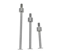 SUXING Tastatori per comparatori, Tasti con filetto M2.5, diametro ø 5mm, Spessore 0.4mm,Lunghezza 20/30/40mm, Puntalino piatto