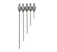 SUXING Tastatori per comparatori, Tasti con filetto M2.5, Lunghezza 10/20/30/40/50mm, Ø 1 mm mm，Puntalino piatto