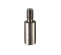 SUXING Tastatori per comparatori, Tasti con filetto M2.5, Lunghezza 8mm, cilindrico ø 4mm，Puntalino a piattello