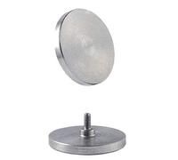 SUXING Tastatori per comparatori, Tasti in Acciaio con filetto M2.5, Lunghezza 5mm, cilindrico ø 25mm，Puntalino a piattello
