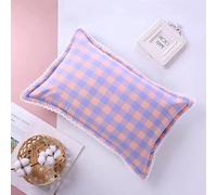 suxuMhao 1 federa in cotone tinto in filo di cotone, semplice non è semplice, federa in cotone, lascia dormire di più a proprio agio 48 x 74 cm (verde 5