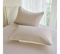 suxuMhao 2 federe per cuscino con scritta "Farewell to The Sultry, Cool Feeling Technology", per l'estate fresca e un buon sonno, 48 x 74 cm (grigio 3