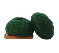 suxuMhao 200 g (8 rotoli) Premium Silk-Mohair Luxury Yarn, miscela ultra morbida per progetti a maglia e uncinetto, verde scuro