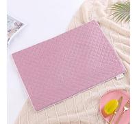 suxuMhao 3 federe trapuntate a strisce di raso bianco per iniziare la notte dei tuoi sogni con questa comoda federa traspirante 40 x 60 cm (rosso